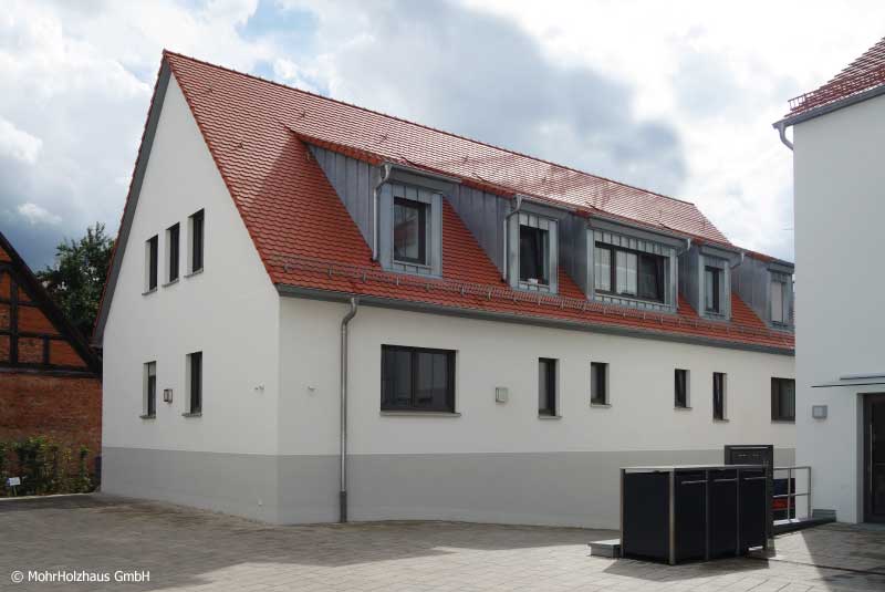 Ansbach studios - moderne studio Appartements in Holzbauweise Mehrgeschossiger Holzbau